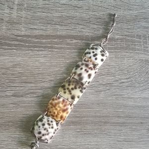 Beautiful handcrafted shell bracelet surfer style